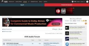 KVR Audio Forum