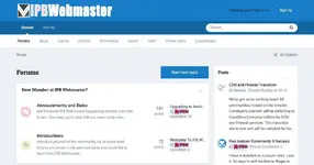 IPB Webmaster: Invision Community Administrators Forum