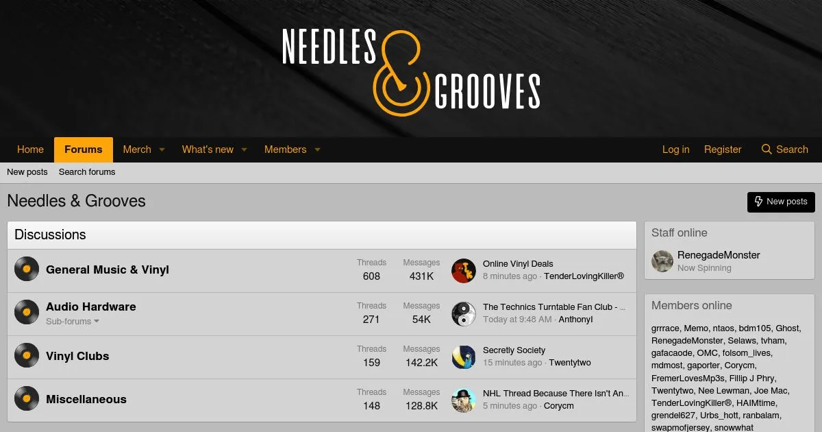 Needles & Grooves Forum